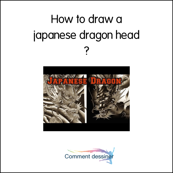 How to draw a japanese dragon head